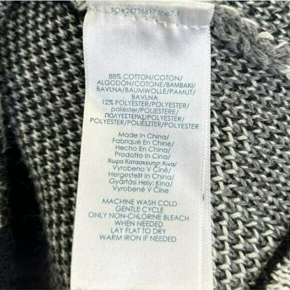 Chaps Ralph Lauren Cardigan Sweater Womens Size Medium Aztec Southwestern FLAW - Picture 4 of 5